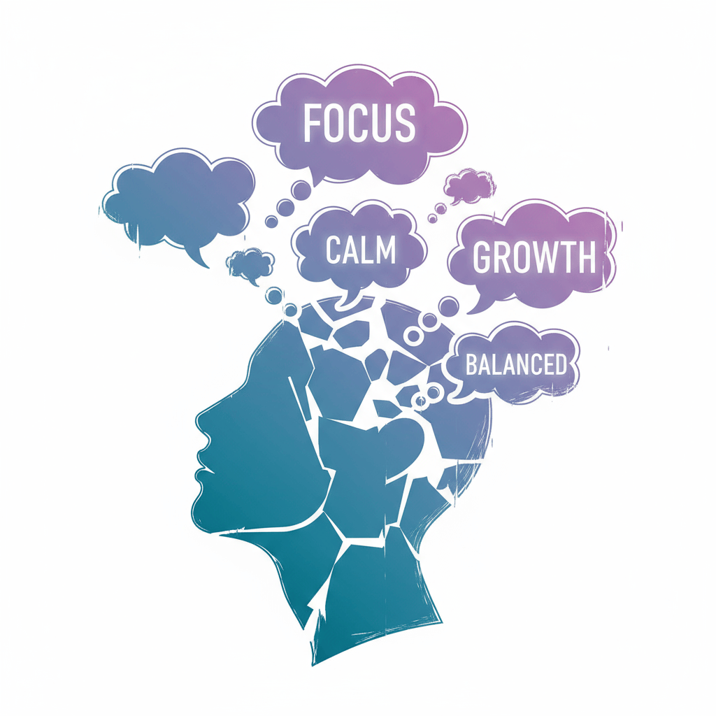 positive self affirmations illustration