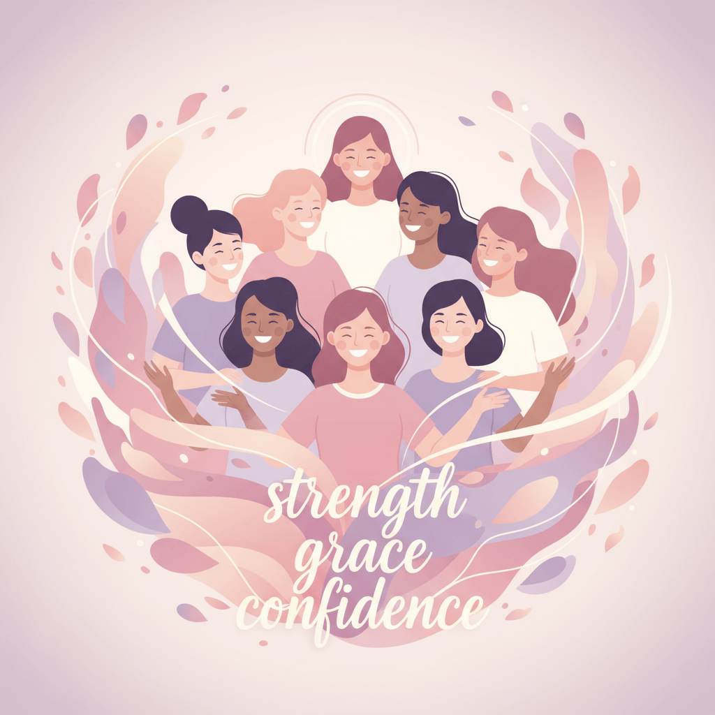 positive affirmations for women illustration